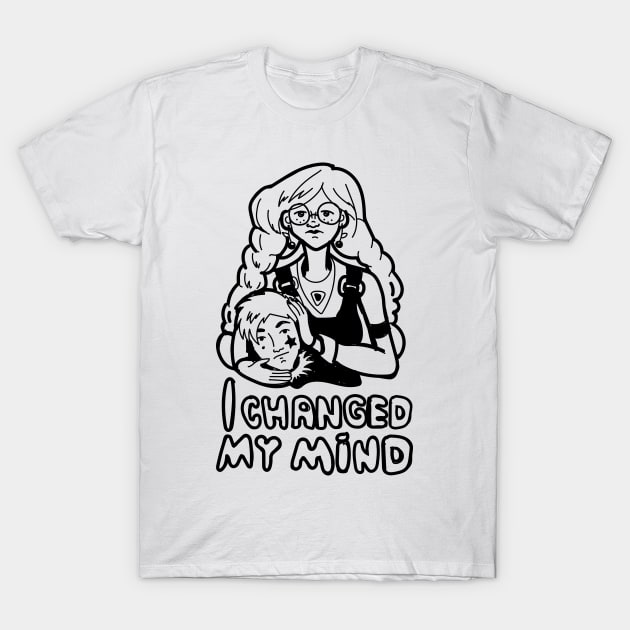 I changed my mind feminist t shirt design
